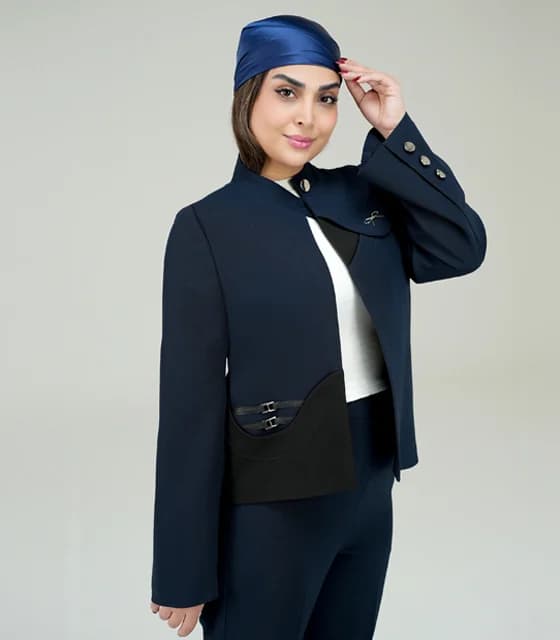 کت شلوار یقه دیپلمات کد 221 — تصویر ۳