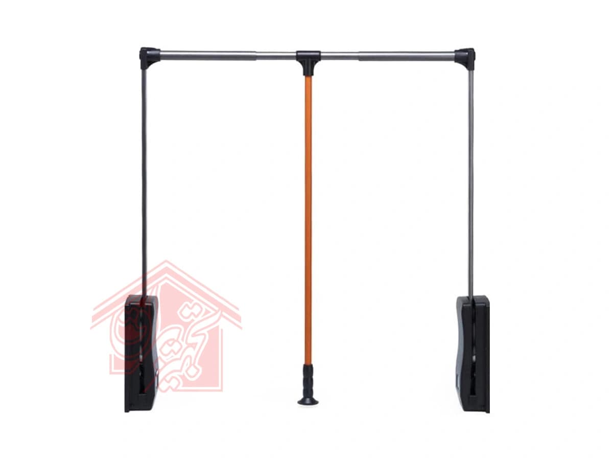 رگال آسانسوری طوسی نارنجی فرنچ استایل فانتونی کد J925-J926 — تصویر ۲