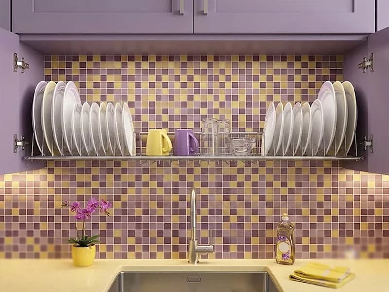 آبچکان ظرفشویی تنظیمی MDF و فلز پلاتین کد 6311-6322-6333 — تصویر ۴