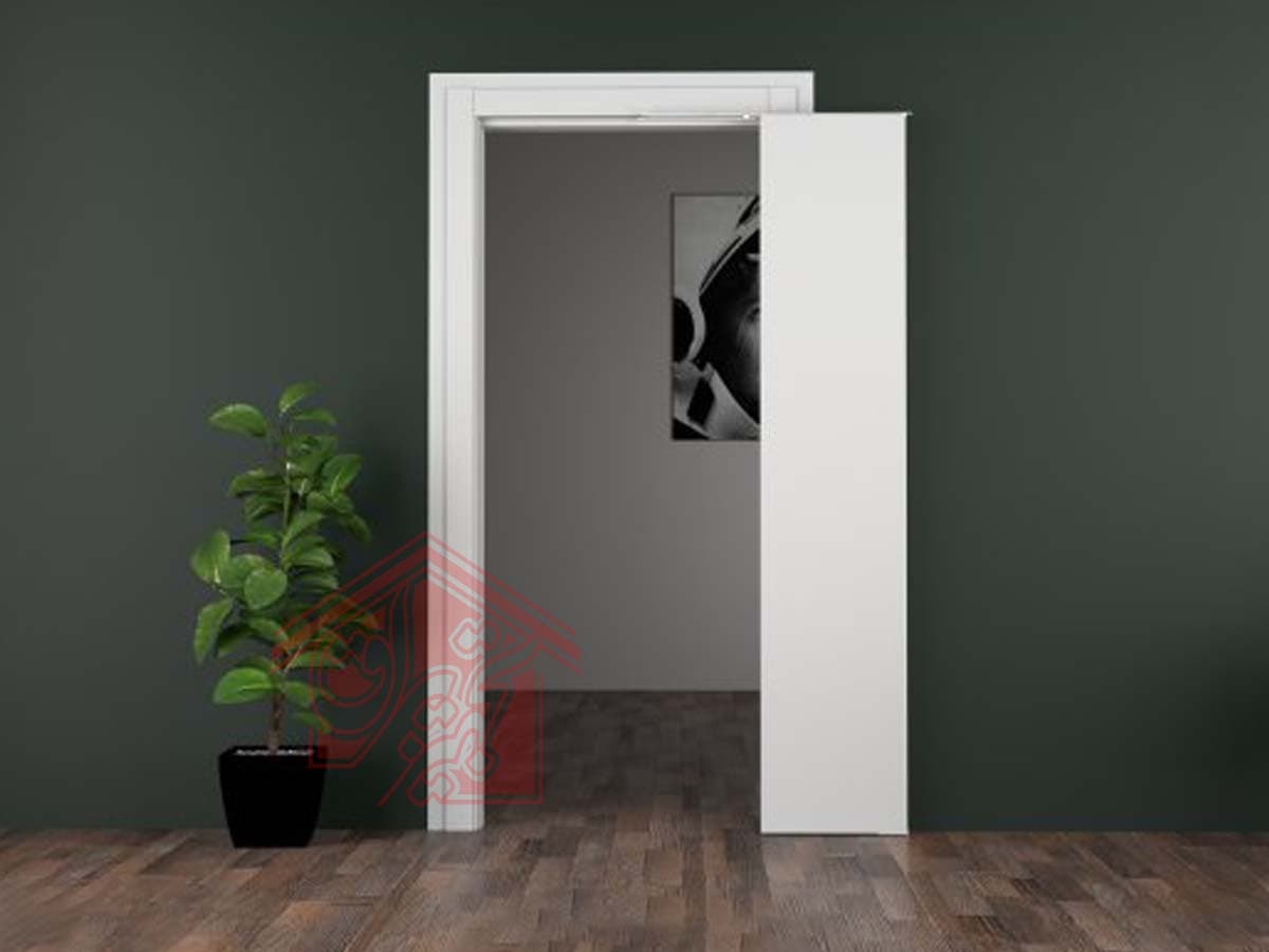 مکانیزم درب تاشو چوبی اتاق آلباتور دومینو 180