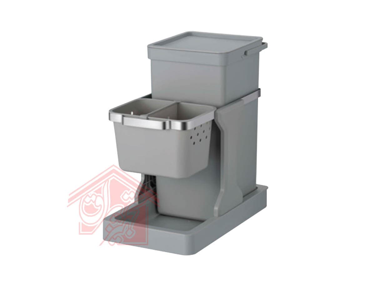 سطل آشغال داخل کابینت 20 لیتری ملونی مدل 9174