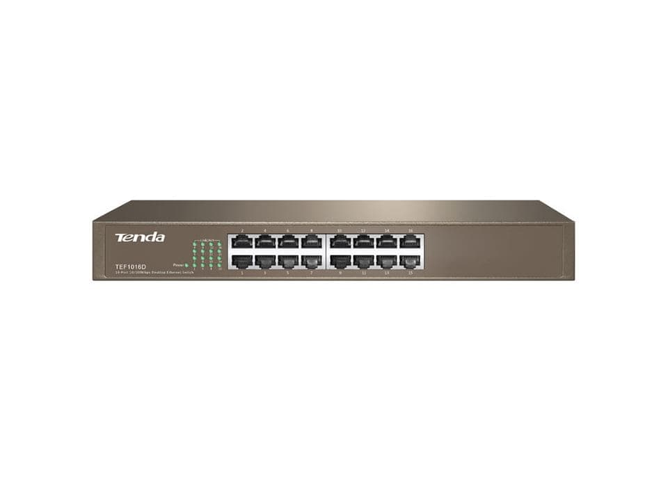 سوئیچ شبکه 16 پورت تندا مدل TEF1016D