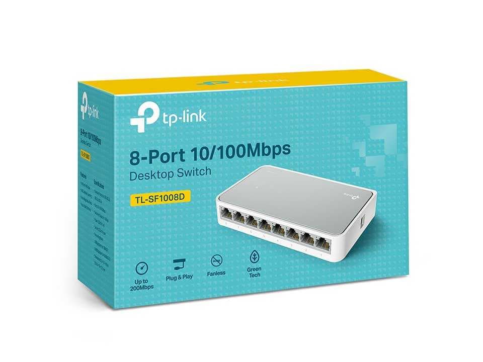 سوئیچ 8 پورت 10/100Mbps تی پی لینک مدل TL-SF1008D — تصویر ۴