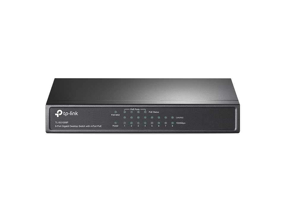 سوئیچ 8 پورت گیگابیت تی پی لینک مدل TL-SG1008P