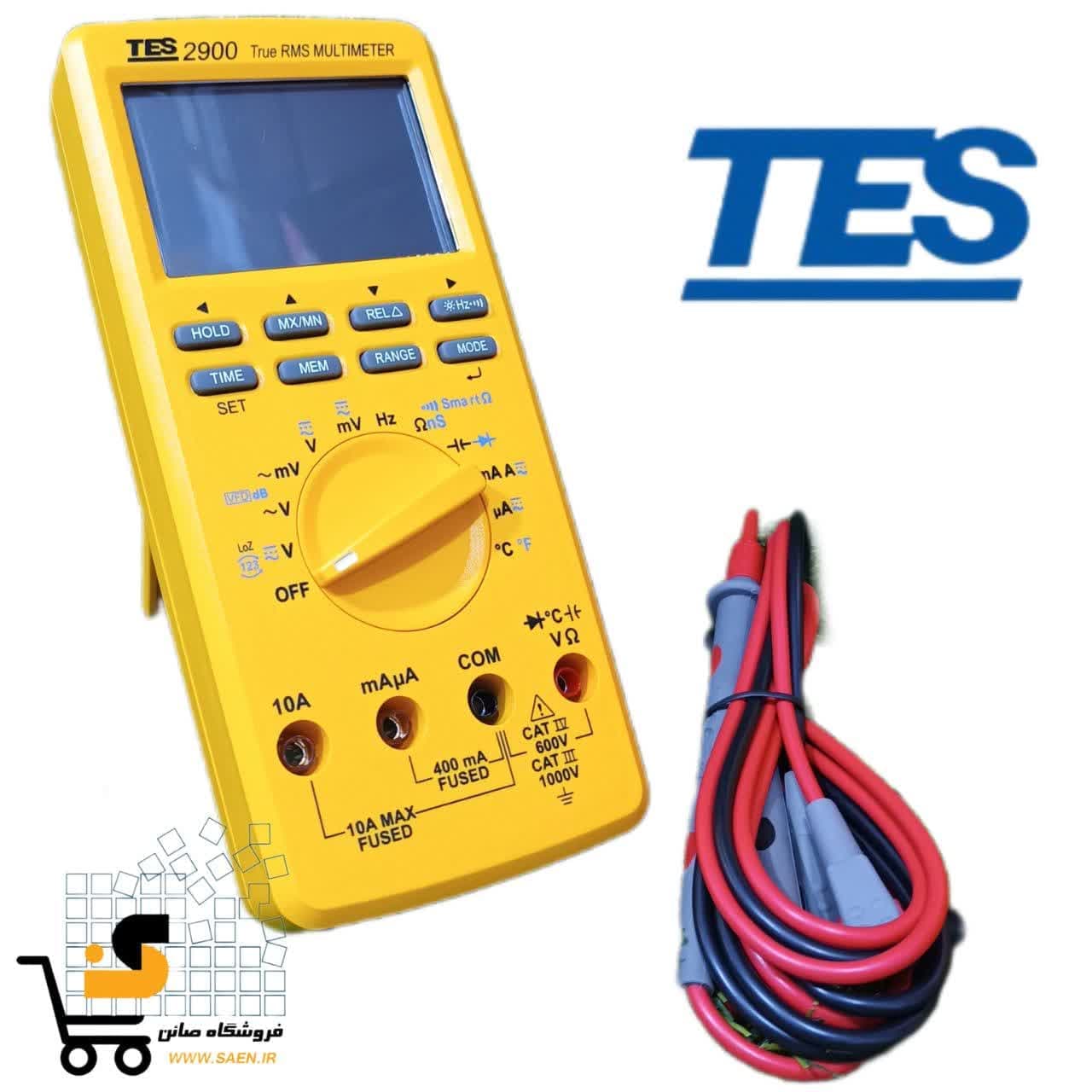 مولتیمتر دستی True RMS مدل TES-2900 — تصویر ۶