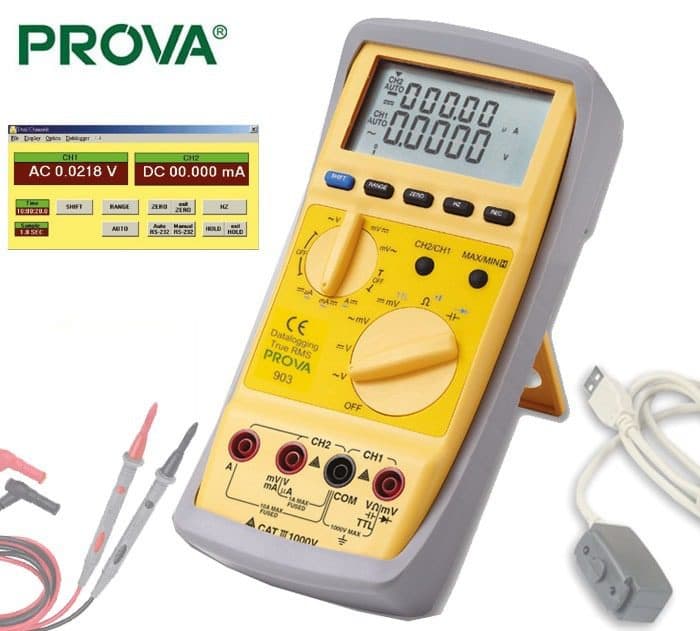 مولتی متر دقیق دوکاناله , PROVA 903 — تصویر ۵