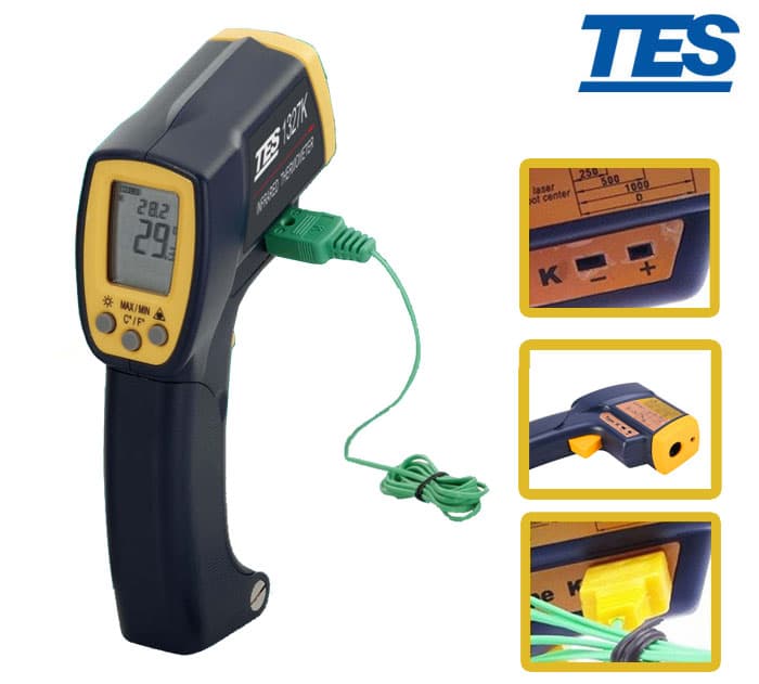 دماسنج لیزری و تماسی TES-1327K