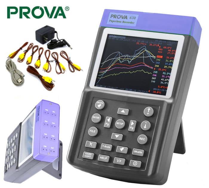 دیتالاگر گرافیکی 8 کاناله ,prova 830