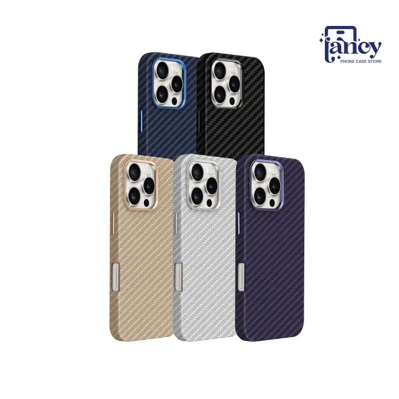 قاب گوشی Kzdoo مدل Mag Noble Collection Carbon — تصویر ۳