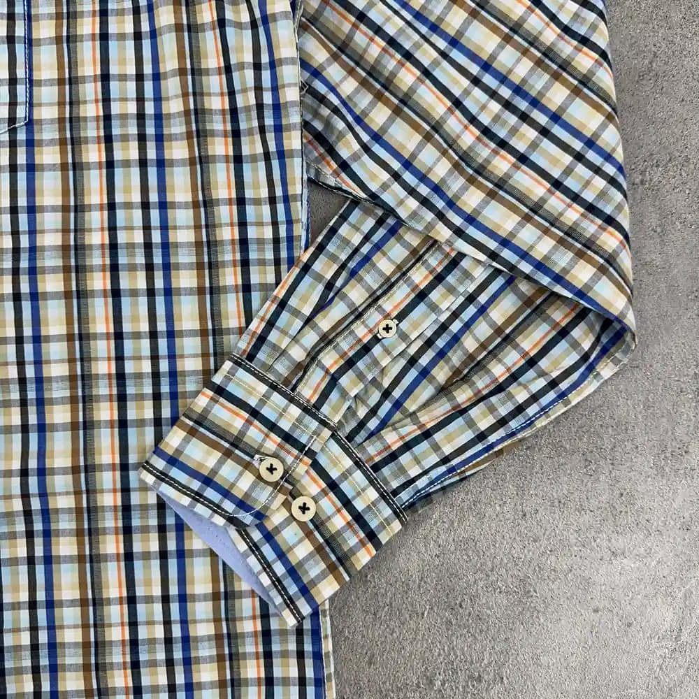 پیراهن مردانه آلمانی CASA MODA کتان سایز XL — تصویر ۶