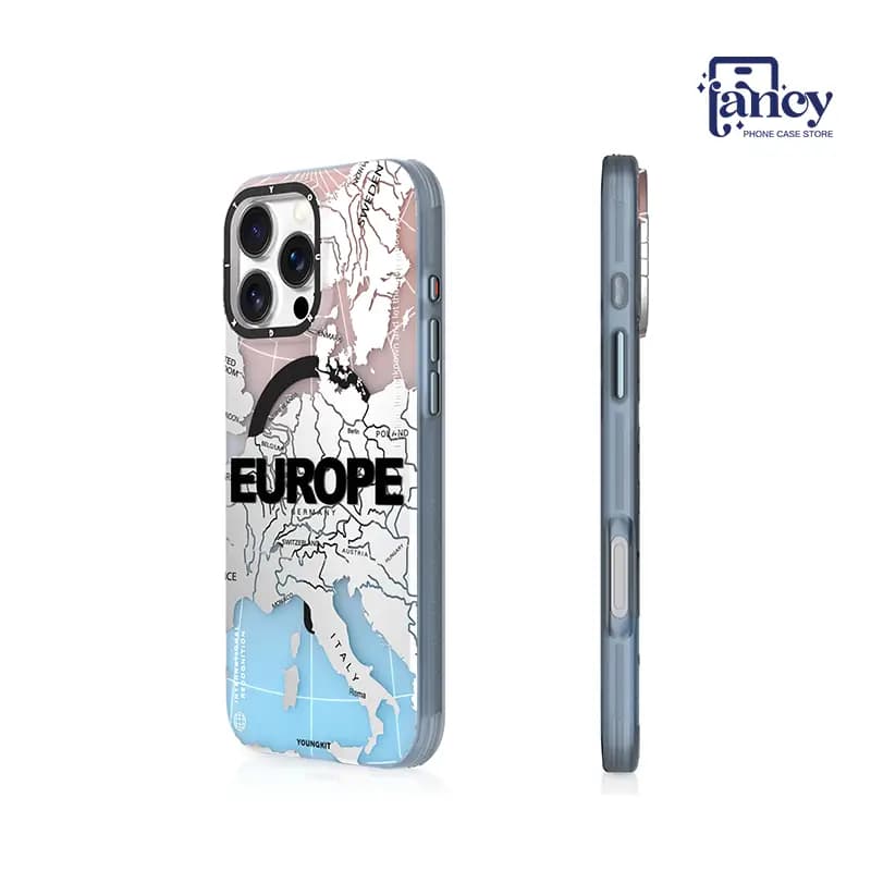 قاب گوشی یانگ کیت رنگ متغیر Globe Trotter — تصویر ۸