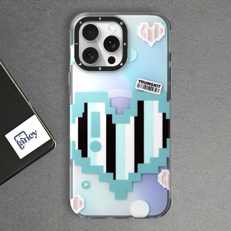 قاب گوشی یانگ کیت رنگ متغیر Pixel Heartbeat
