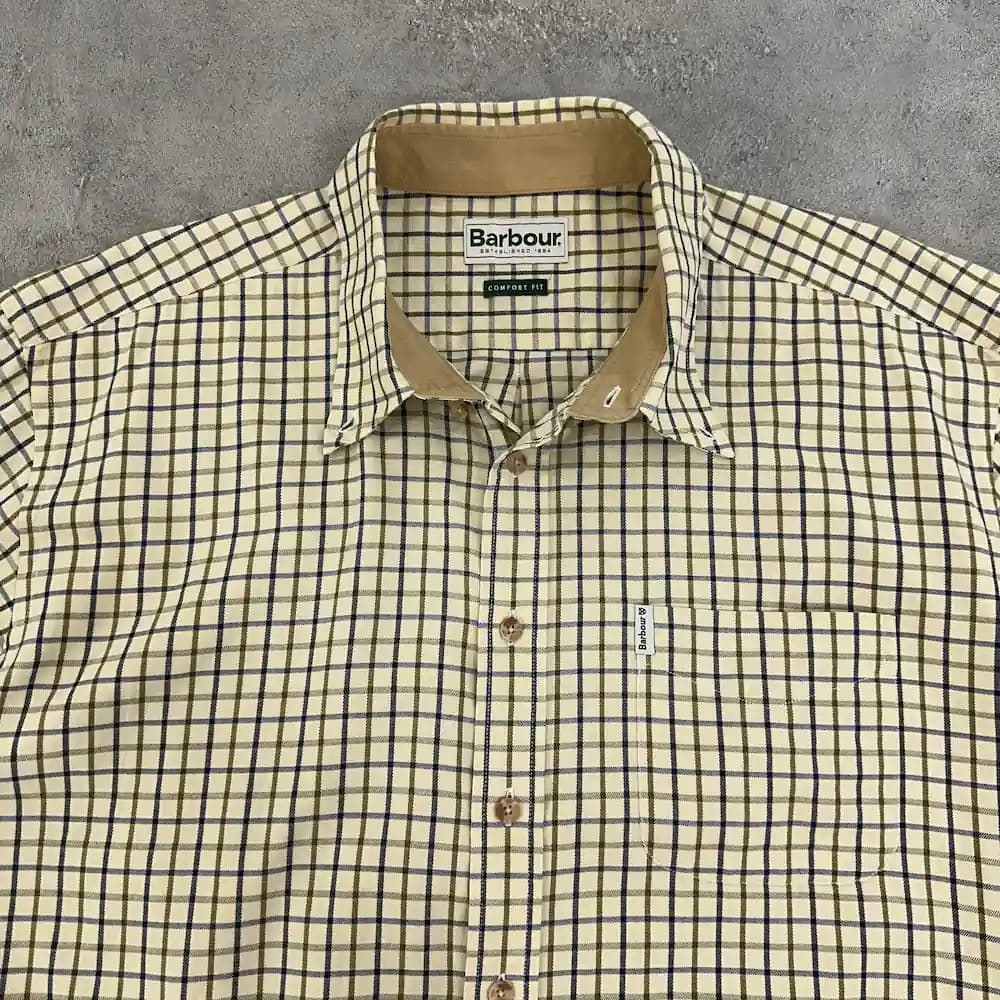 پیراهن مردانه اورجینال گرم بالا BARBOUR سایز 2XL — تصویر ۱۱