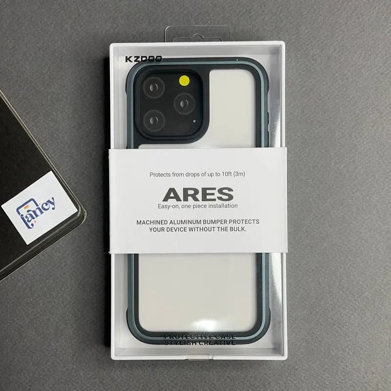 قاب گوشی K-DOO مدل Ares آیفون 15 پرو مکس خاکستری