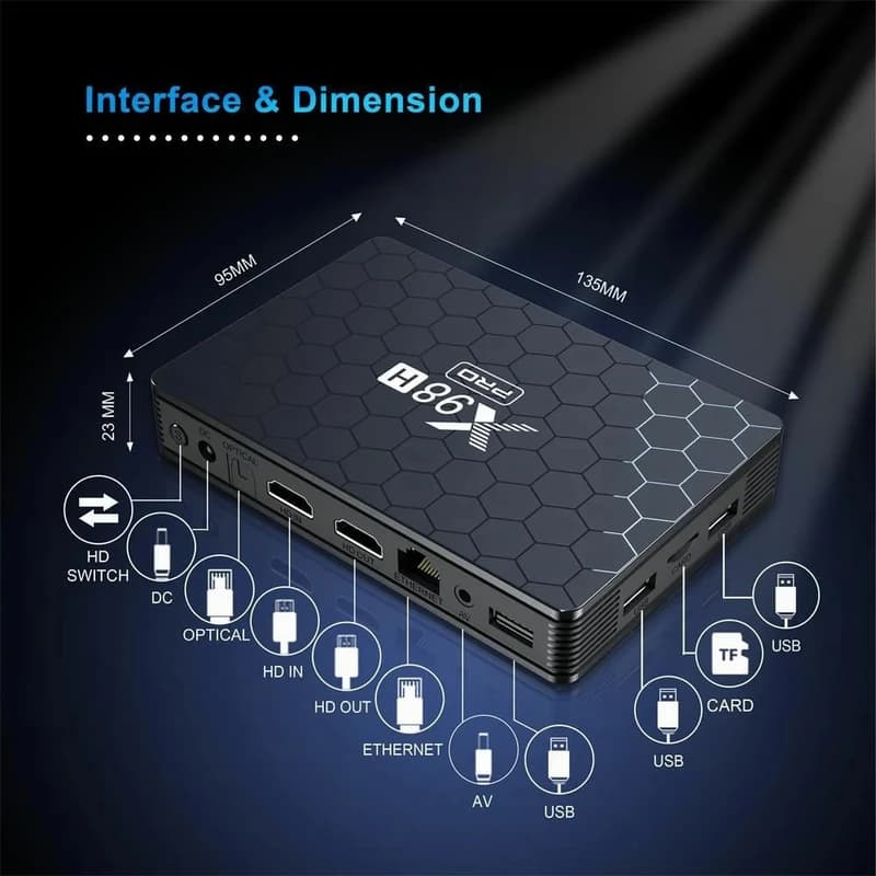 اندروید باکس مدل X98H PRO 4/64GB — تصویر ۱۲