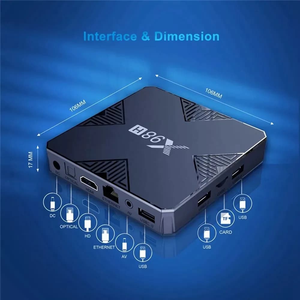 اندروید باکس مدل X98H 4/32GB — تصویر ۱۲