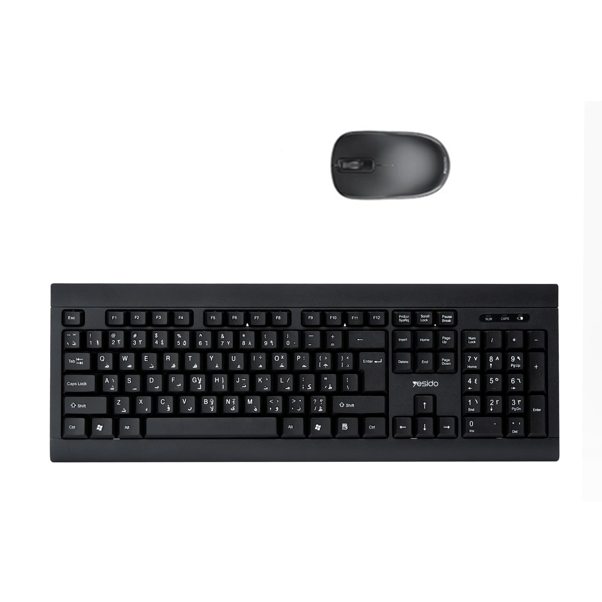 کیبورد و موس یسیدو وایرلس مدل KB12