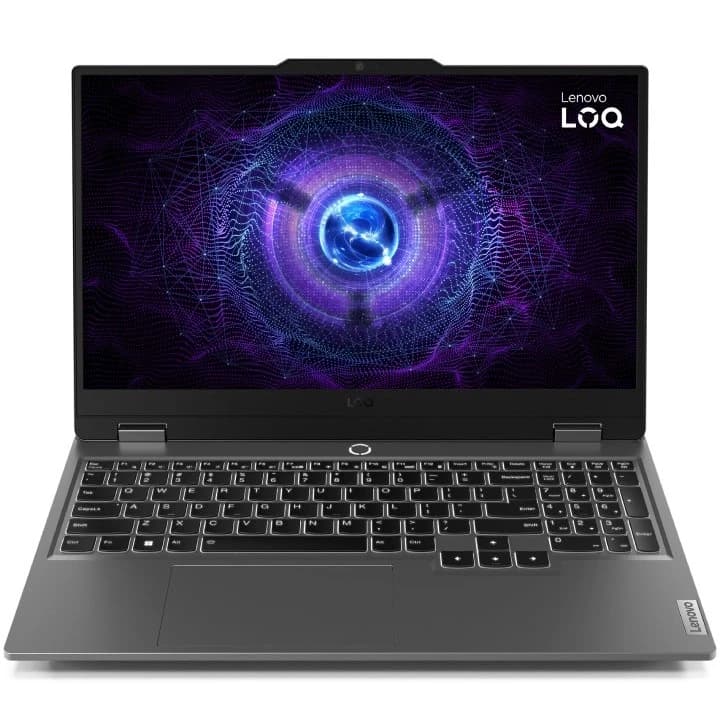 لپ تاپ 15.6 اینچی گیمینگ لوک لنوو مدل LOQ 15IAX9 i5 12600HX 20G 512SSD 6G RTX 3050 FHD