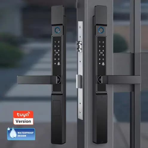 دستگیره هوشمند درب PVC آلومینیوم هوم لاک HOMELOCK D300 — تصویر ۷