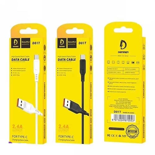 کابل شارژ DENMEN D01T Type C