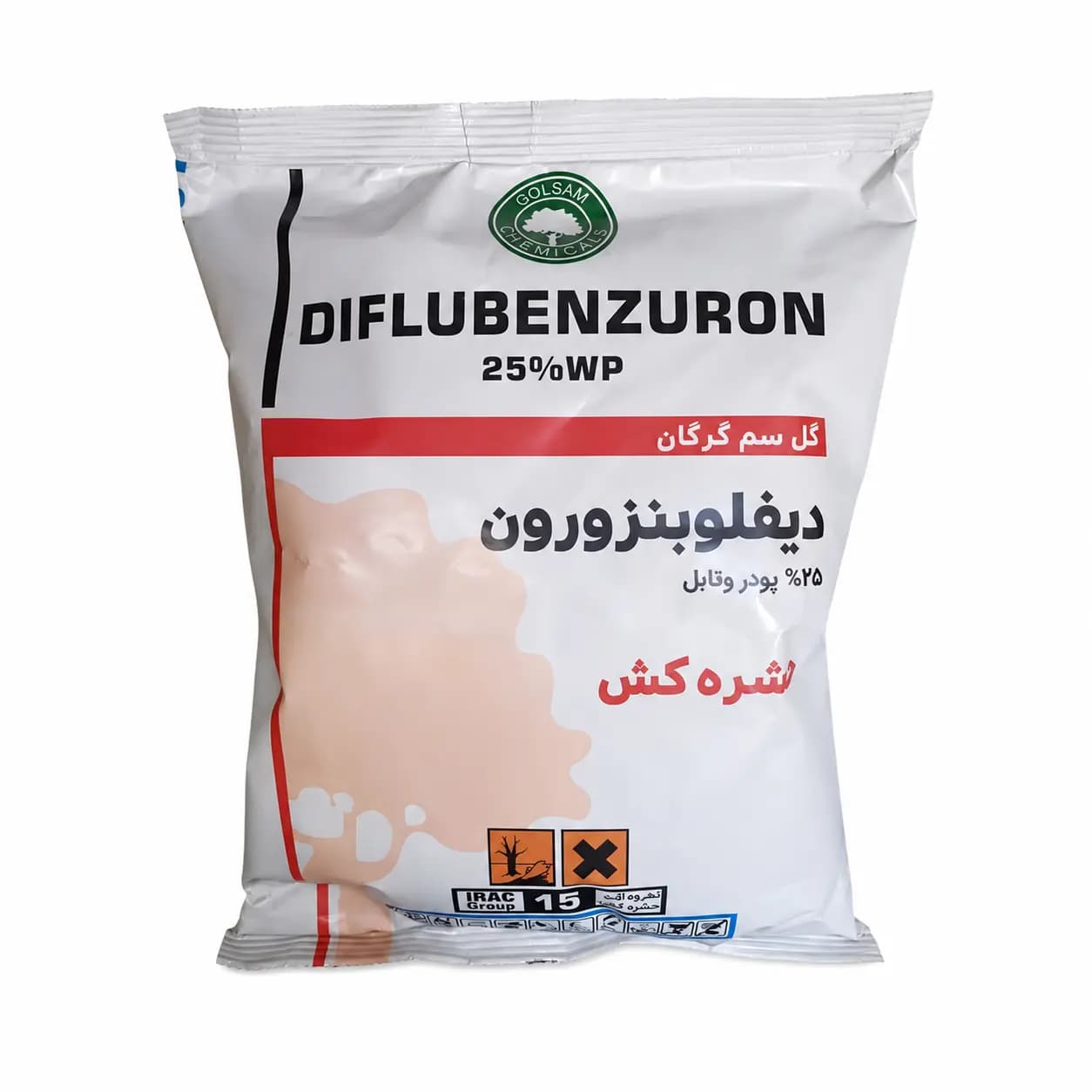 حشره‌کش دیفلوبنزورون گل‌سم ۲۵٪ WP پاکت ۱ کیلویی (فروش عمده – کارتن ۸ عددی) — تصویر ۹