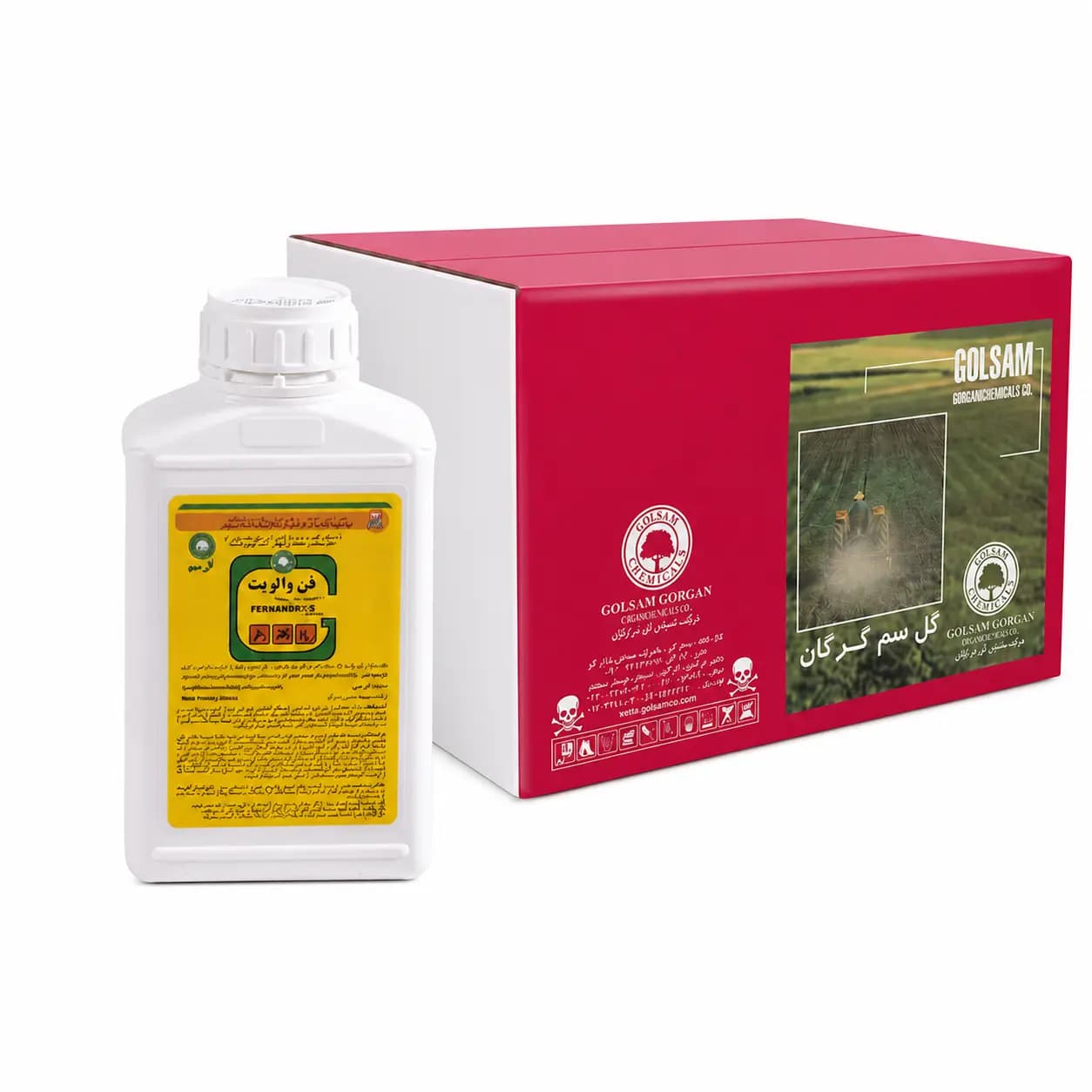 حشرهکش فن والریت ۲۰٪ گلسم بطری ۱ لیتری (فروش عمده – کارتن ۱۲ عددی) — تصویر ۲