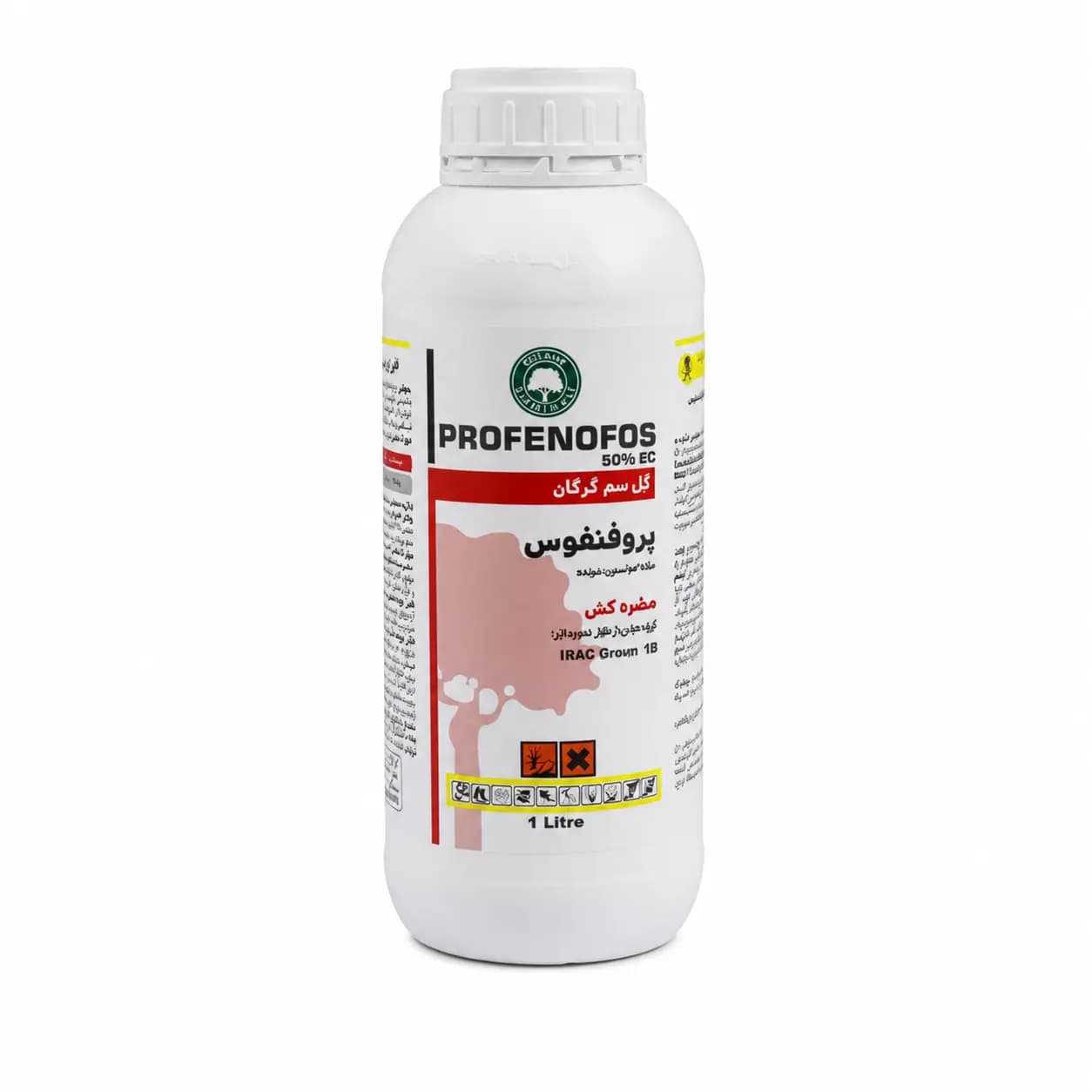 حشره‌کش پروفنوفوس گل‌سم ۵۰٪ EC بطری ۱ لیتری (فروش عمده – کارتن ۱۲ عددی) — تصویر ۸