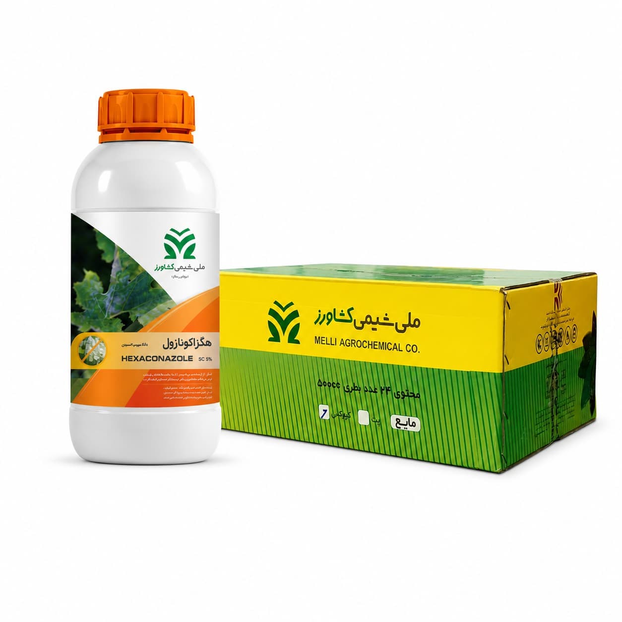 قارچ‌کش هگزاکونازول ۵% شیمی کشاورز نیم لیتری (فروش عمده – کارتن ۲۴ عددی)
