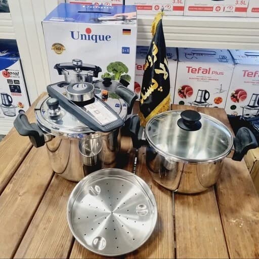 زودپز و بخارپز دوقلو یونیک ۵ و ۷ لیتری