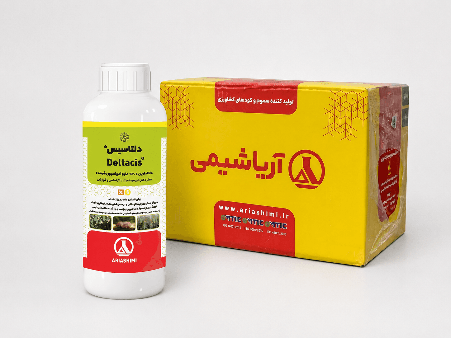 حشره کش دلتامترین ۲.۵% EC آریاشیمی (فروش عمده – کارتن ۱۲ عددی) — تصویر ۴