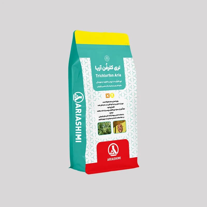 حشره‌کش تری کلرفن ۸۰٪ پاکت ۱ کیلوگرمی – فروش عمده (کارتن ۱۰ عددی) — تصویر ۵