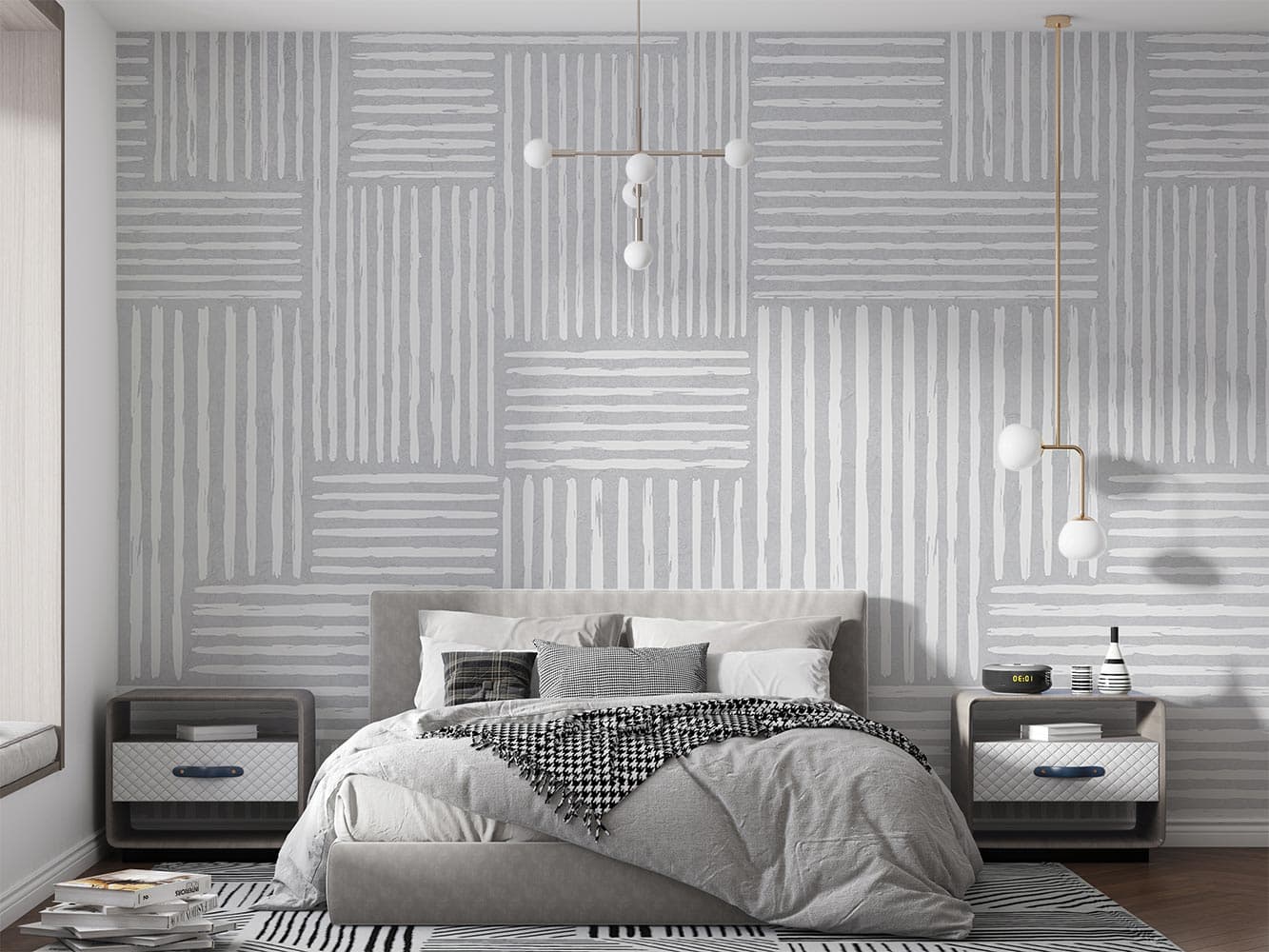 کاغذ دیواری هندسی مدرن M10219500