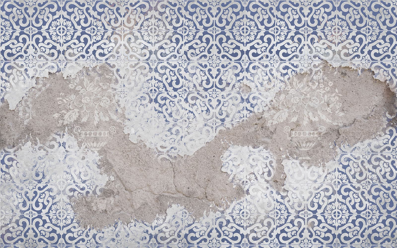 کاغذ دیواری طرح کاشی سنتی M12213500 — تصویر ۱۱
