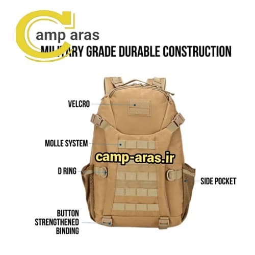کوله تاکتیکال دوشی 25 لیتر مدل Hagell OutBack — تصویر ۷