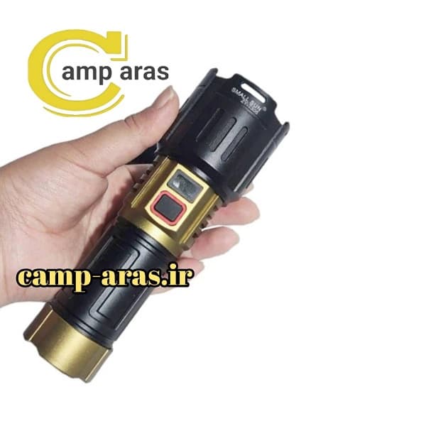 چراغ قوه شارژی اسمال سان مدل ZY-T305 زوم دار — تصویر ۱۱