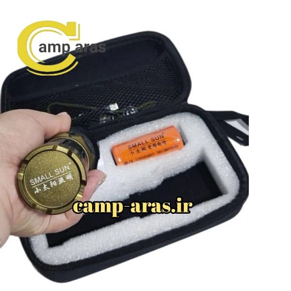چراغ قوه شارژی اسمال سان مدل ZY-T305 زوم دار — تصویر ۶