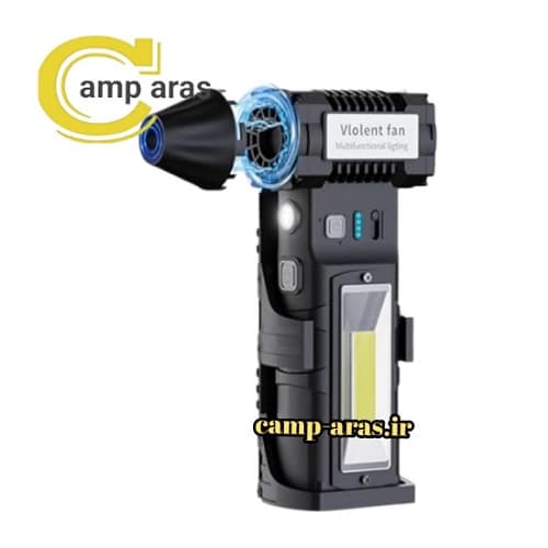 جت فن و دمنده شارژی جیبی Super Power F020 چندکاره — تصویر ۵