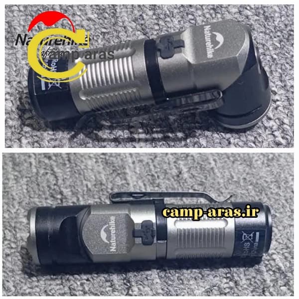 چراغ قوه جیبی چرخان نیچرهایک CNK2450ZM013 شارژی — تصویر ۶