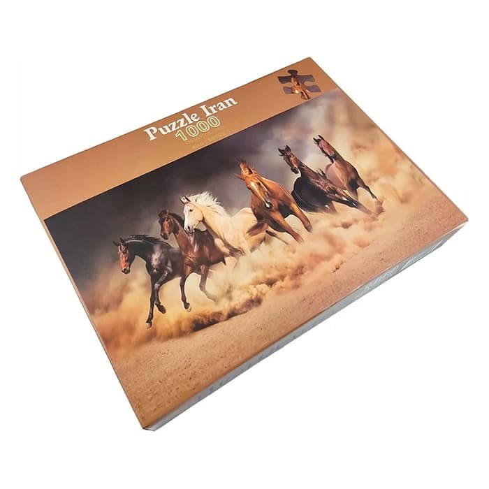 پازل 1000 تکه پازل ایران مدل Wild Horses — تصویر ۷