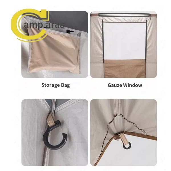 چادر حمام و توالت نیچرهایک SHOWER NH21ZP005 — تصویر ۵