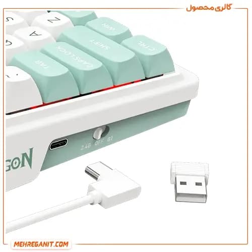 کیبورد بی سیم گیمینگ ردراگون مدل GALATIN K719WG PRO — تصویر ۳