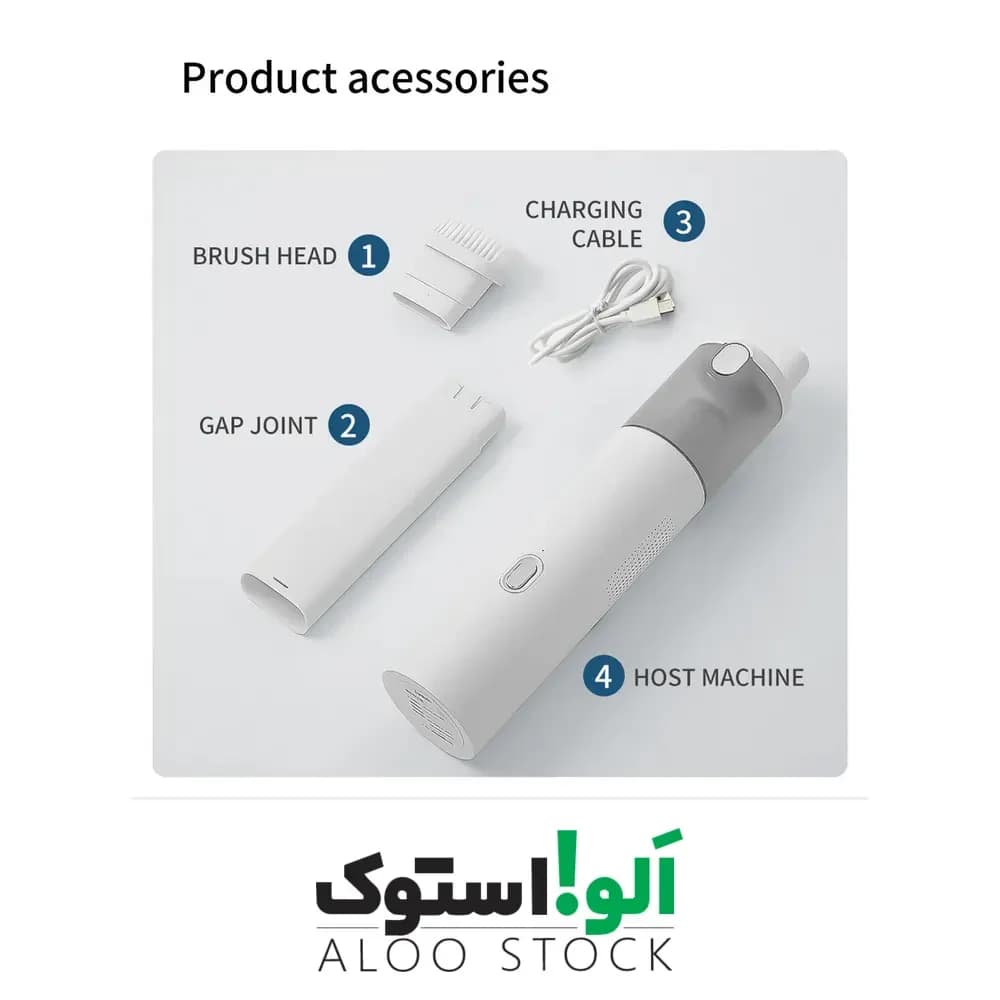جارو شارژی مدل Lydsto H2 battery 2000mah — تصویر ۱۲