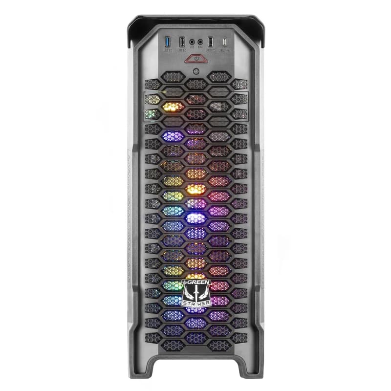 کیس گیمینگ گرین مدل STRIKER FRGB — تصویر ۱۲