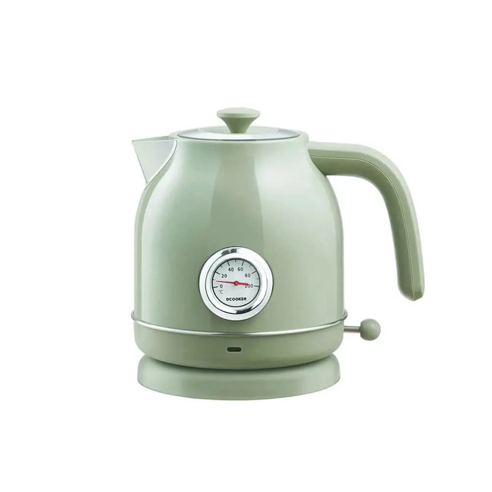 کتری برقی QCOOKER Retro Electric Kettle Stainless Steel