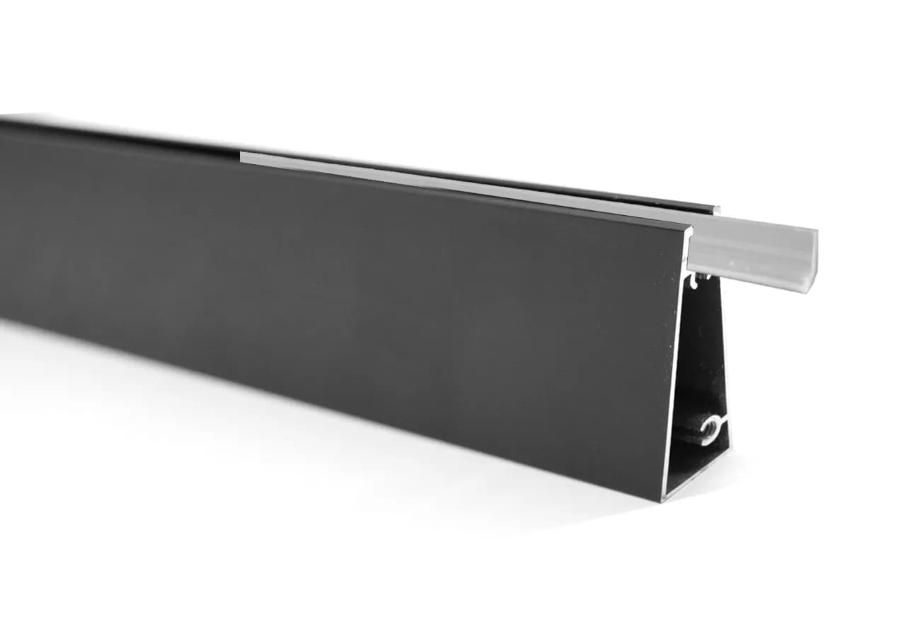 پروفیل درب کمد و کابینت مدل آمریکن استایل رنگ مشکی مات فانتونی i320 تا i329 — تصویر ۷