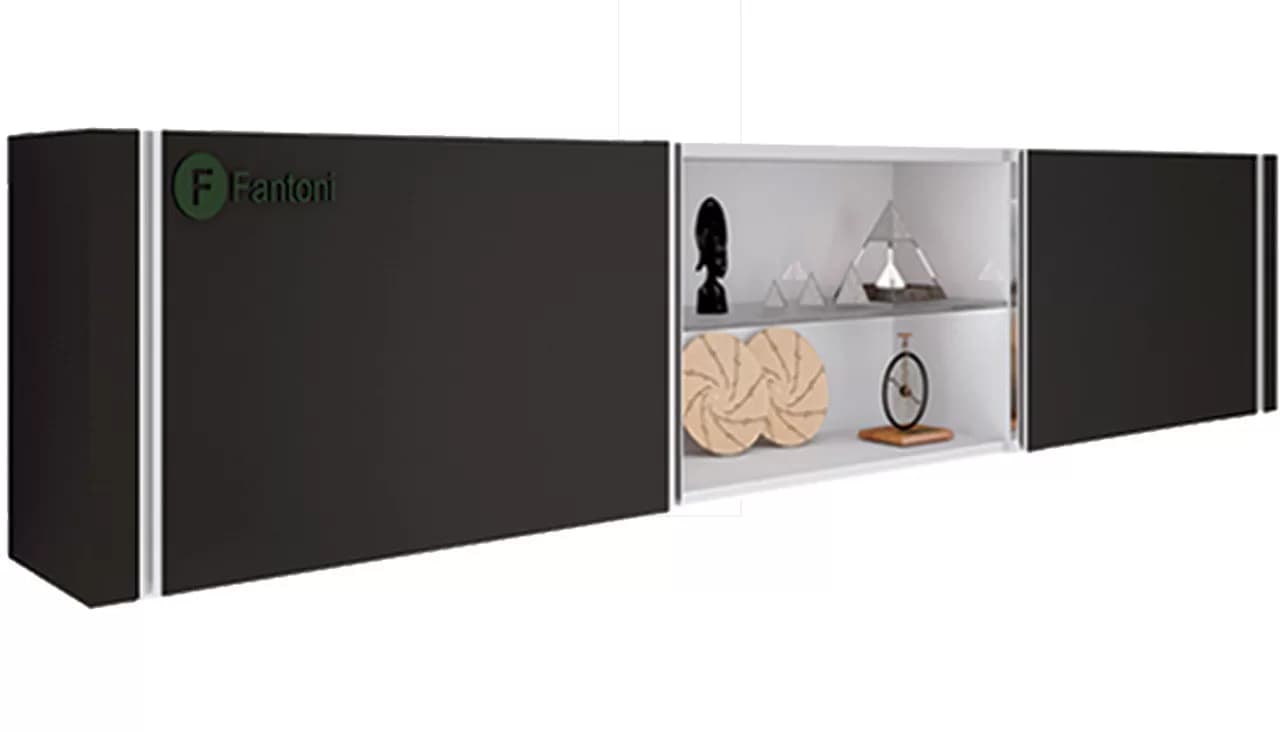 مکانیزم درب ریلی SL خطی 3600mm دکوری روکار دو درب با عرض هر درب حداکثر 1200mm فانتونی C712