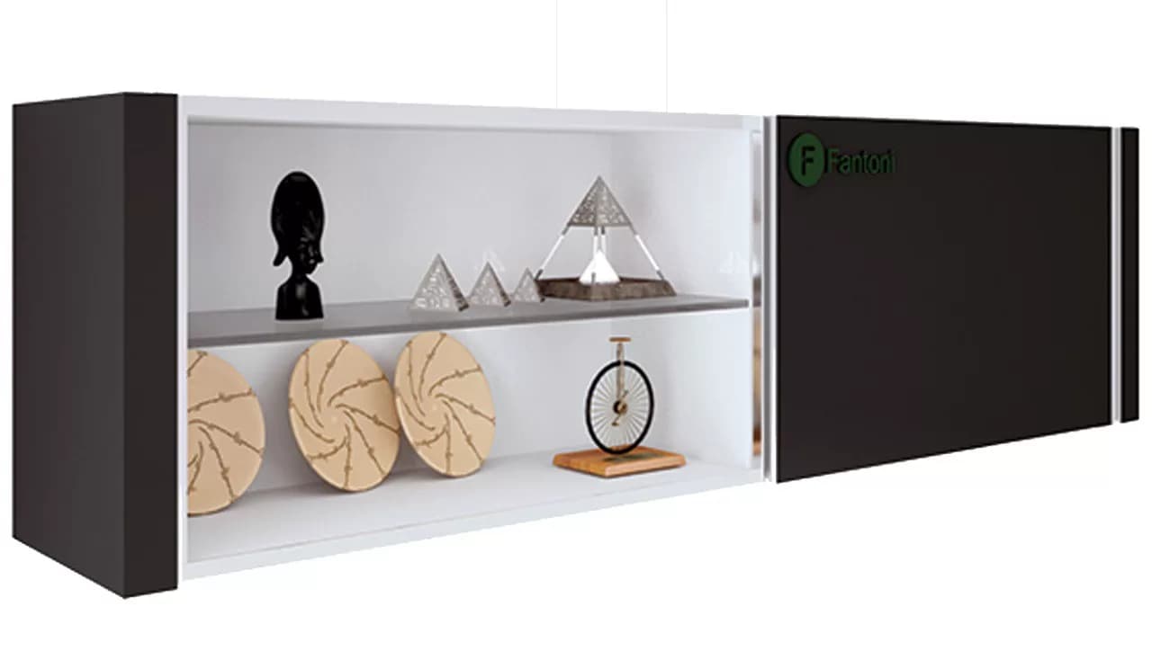 مکانیزم درب ریلی SL خطی 1800mm دکوری روکار تک درب با عرض درب حداکثر 90mm فانتونی C711