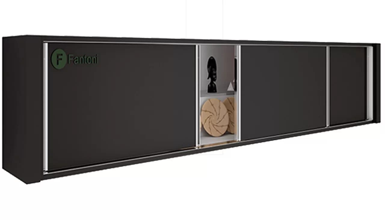مکانیزم درب ریلی تاپ لاین 3600mm توکار سه درب با عرض هر درب حداکثر 1200mm فانتونی C702