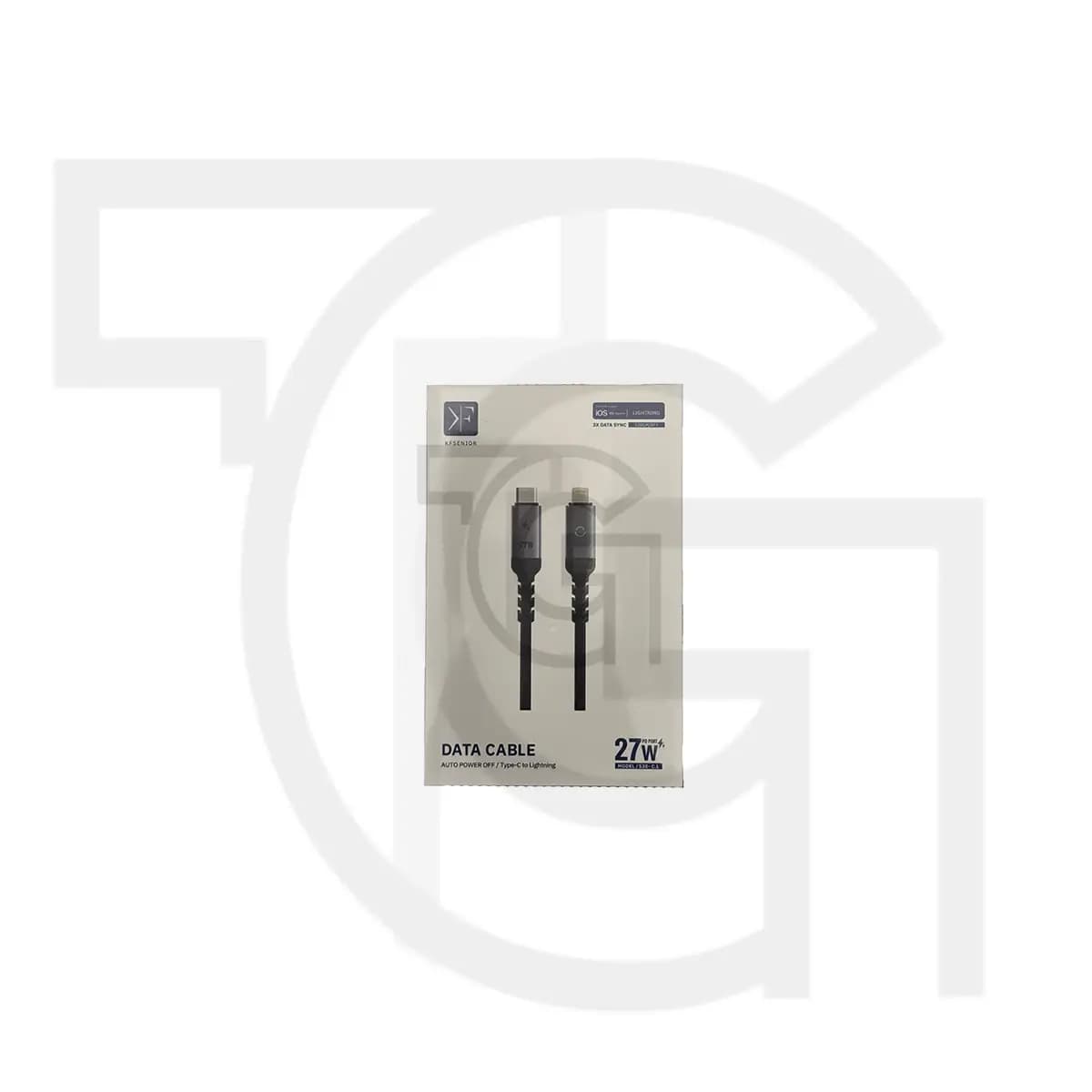کابل شارژر کی‌اف‌سنیور (S38-C.L)(USB Lightning to USB Type-C) Cable Charger KF SENIOR — تصویر ۳