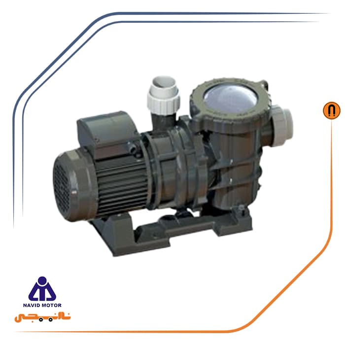 پمپ آب دو اسب تصفیه استخر نوید موتور مدل STPT 200 — تصویر ۲